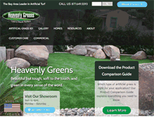Tablet Screenshot of heavenlygreens.com